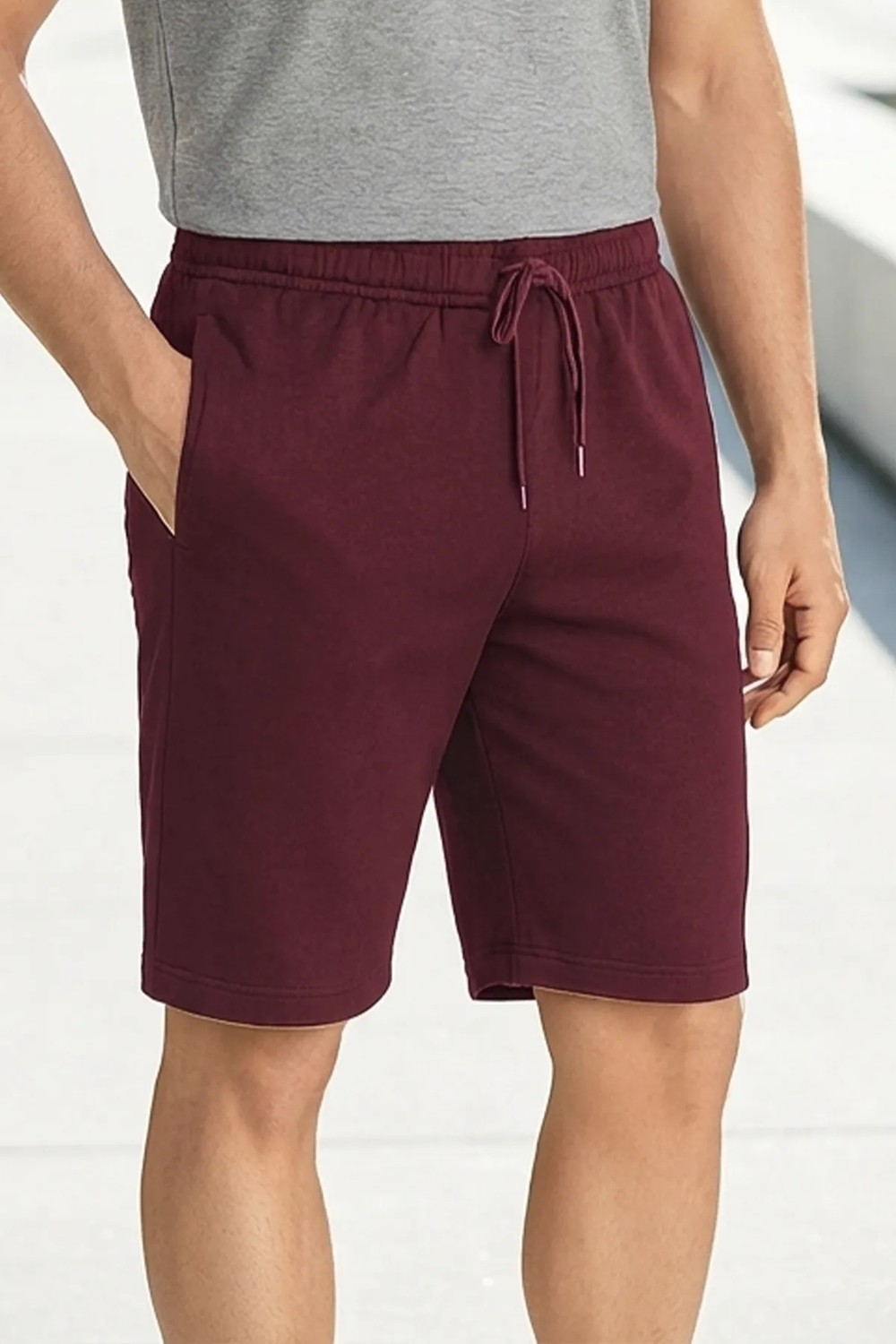 Winget Star Lacivert Çizgili Pamuklu Unisex Şort