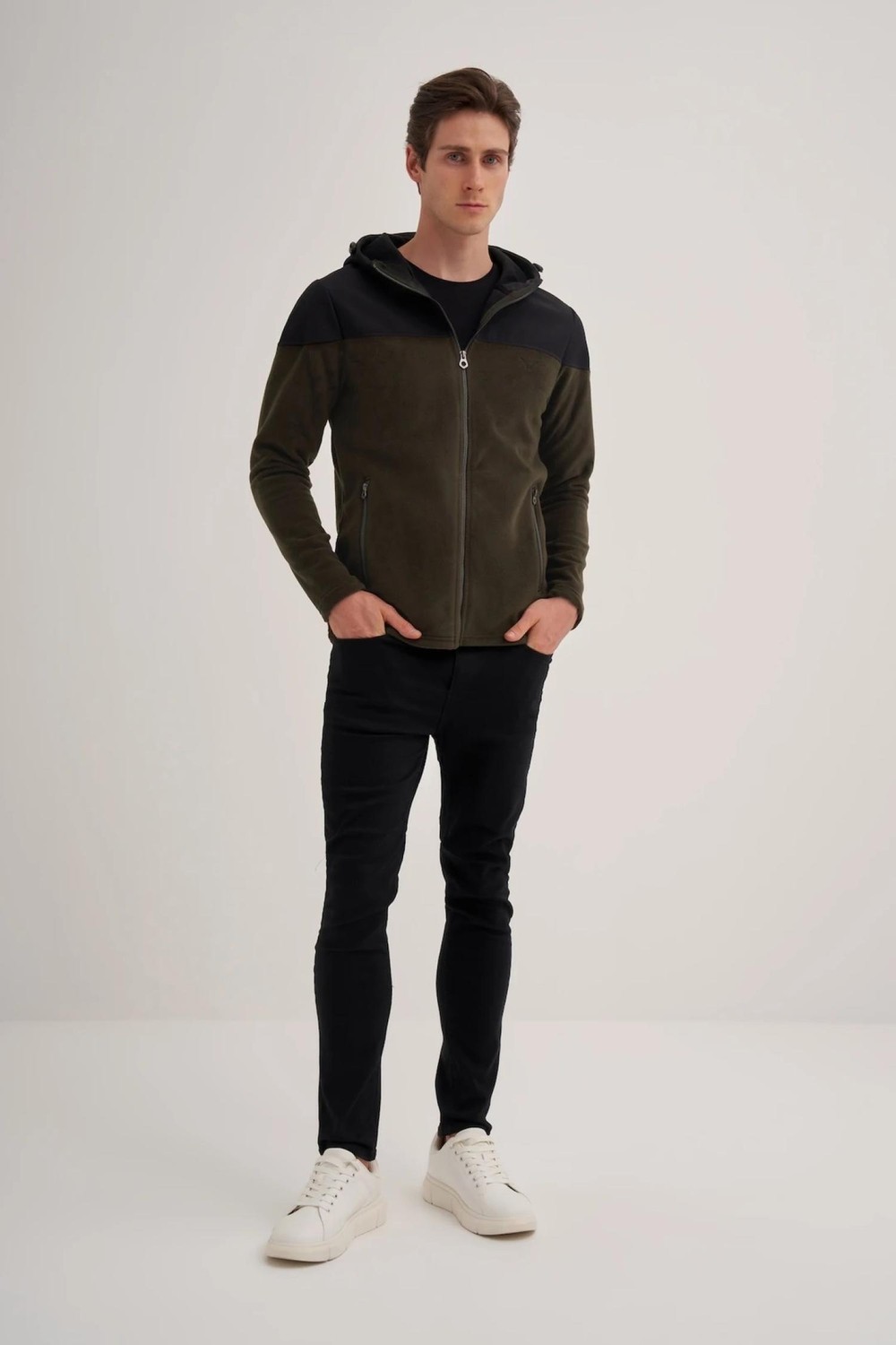 Cazador 5639 Erkek Polar Sweatshirt Hırka