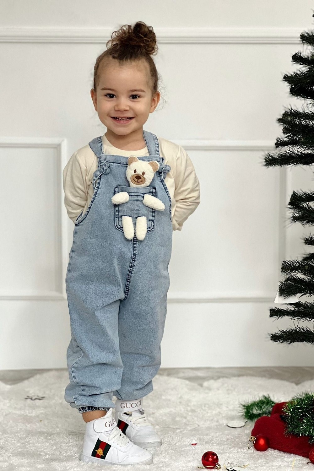 Empressco Sevimli Unisex Çocuk Askısı ve Teddy Oyuncaklı Set