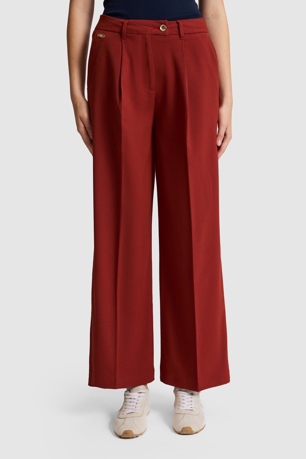 U.S. Polo Assn. Kadın Vişne Pantolon (Kanvas-Chino) 50325517-VR223 görsel 2