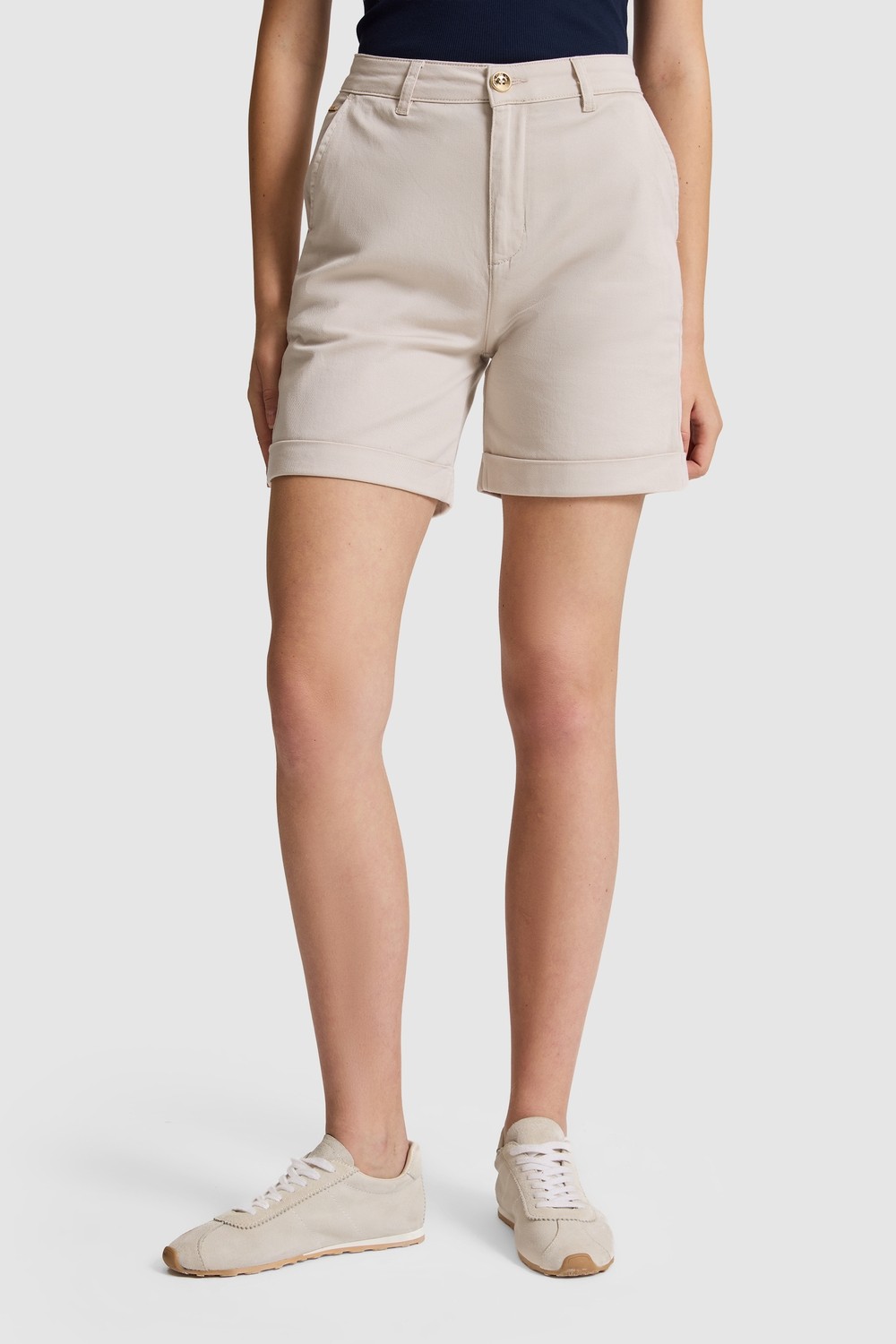 U.S. Polo Assn. Kadın Vizon Şort / Bermuda 50325529-VR052 görsel 2