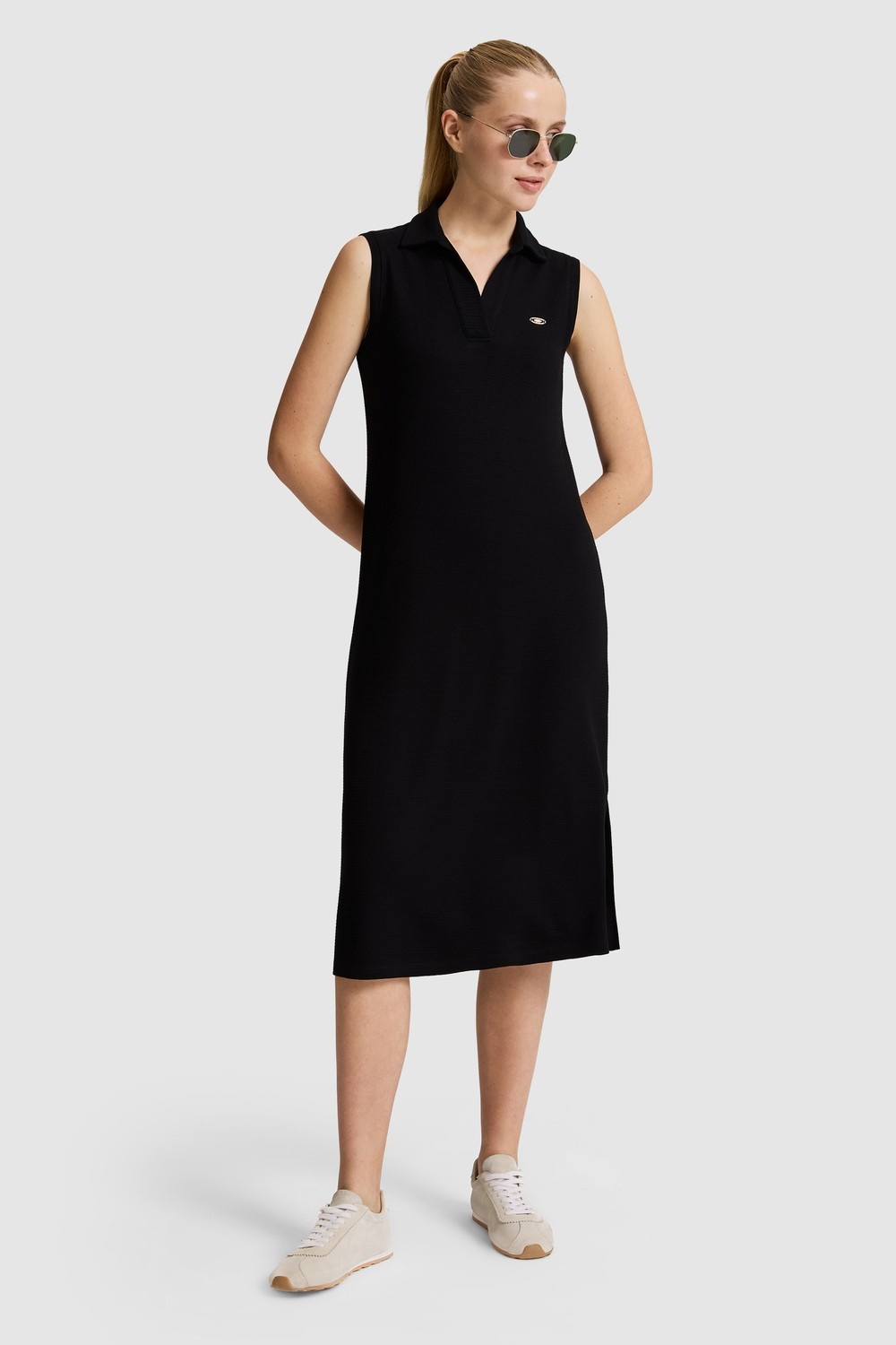 U.S. Polo Assn. Kadın Siyah Elbise (Örme) 50321807-VR046 görsel 3