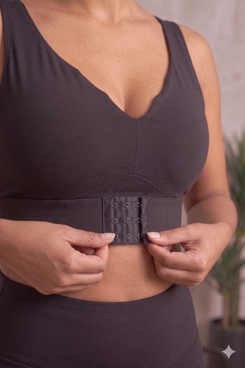 Sauna Suit Kadın Ön Kopçalı Toparlayıcı Korse Sütyen | Dik Duruş Destekli Dikişsiz Spor Büstiyer | Yan ve Sırt Toparlayan Konforlu Tasarım görsel 8