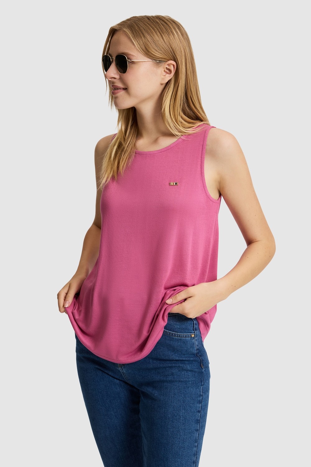 U.S. Polo Assn. Kadın Lacivert Tişört Basic 50323548-VR033