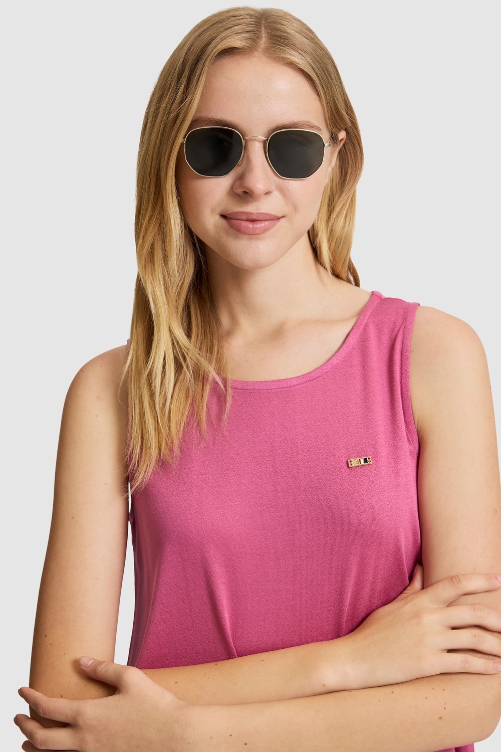U.S. Polo Assn. Kadın Lacivert Tişört Basic 50323548-VR033 görsel 2