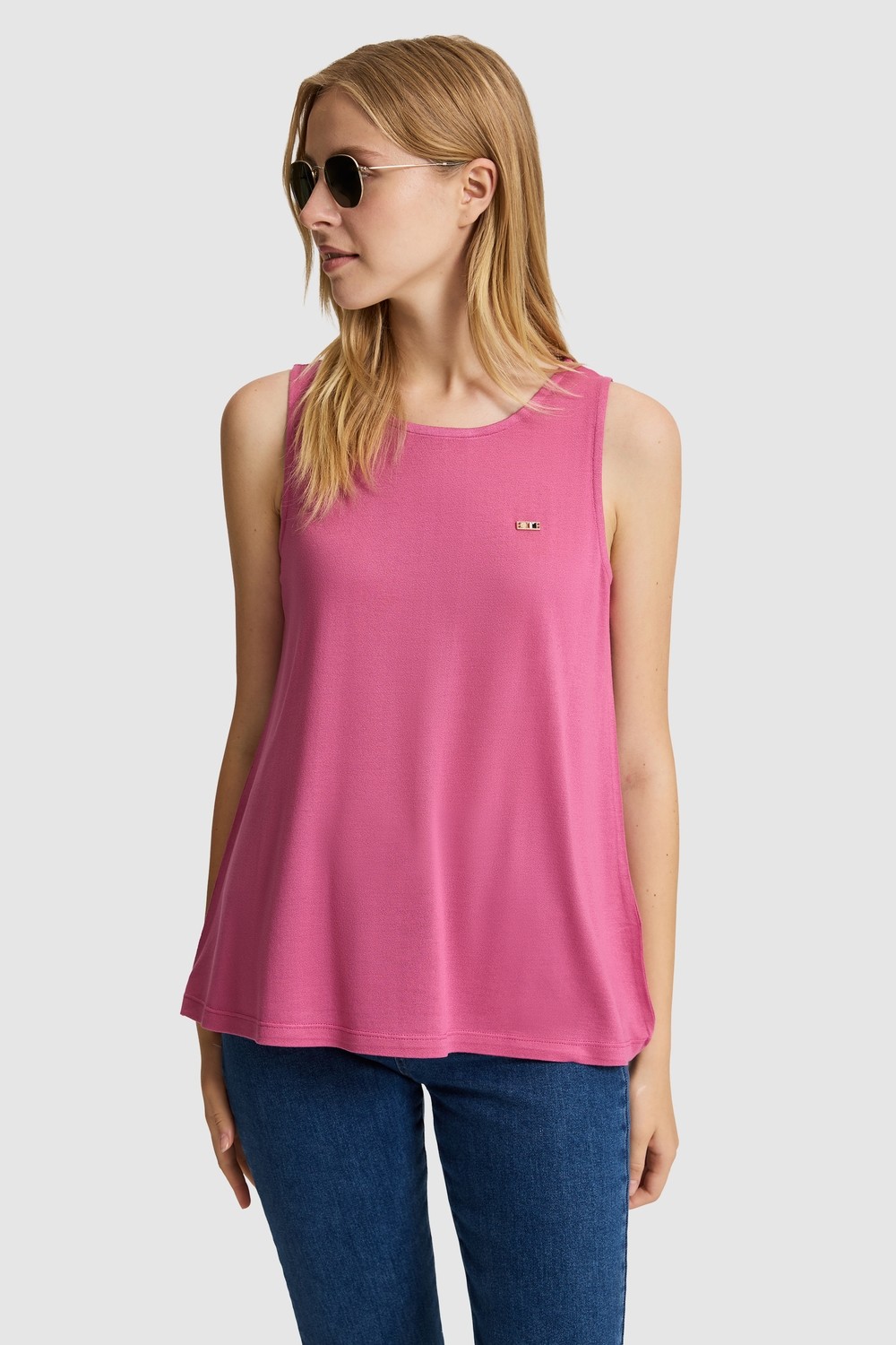 U.S. Polo Assn. Kadın Lacivert Tişört Basic 50323548-VR033 görsel 3