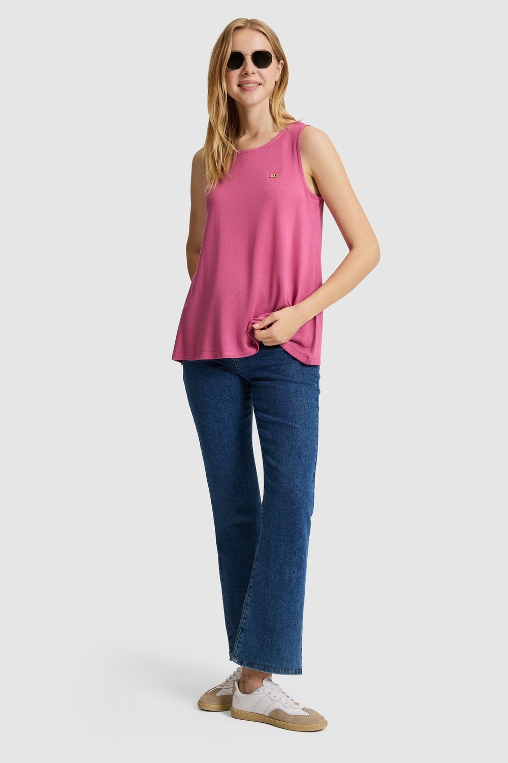 U.S. Polo Assn. Kadın Lacivert Tişört Basic 50323548-VR033 görsel 4