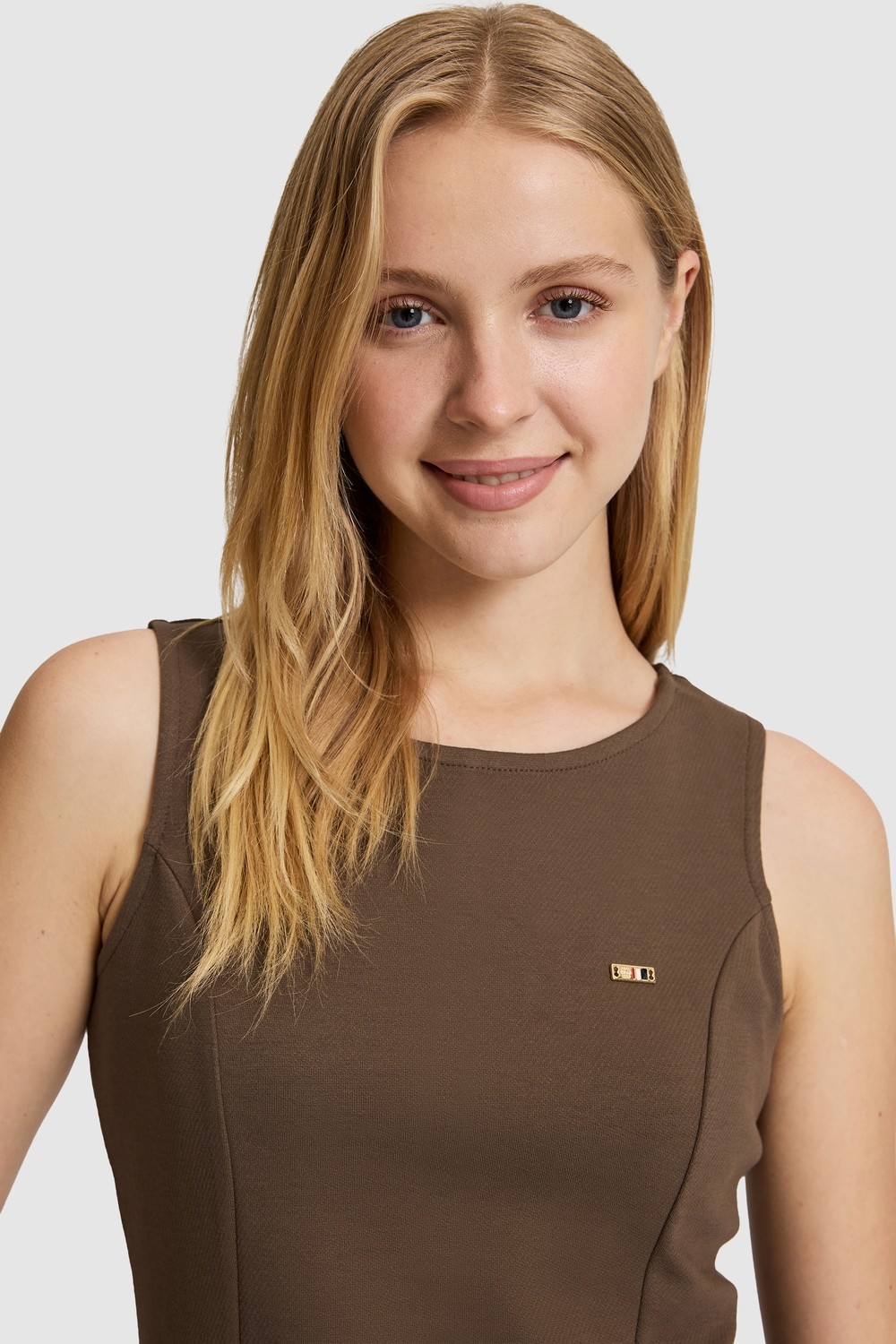 U.S. Polo Assn. Kadın Kahverengi Tişört 50323466-VR029 görsel 8