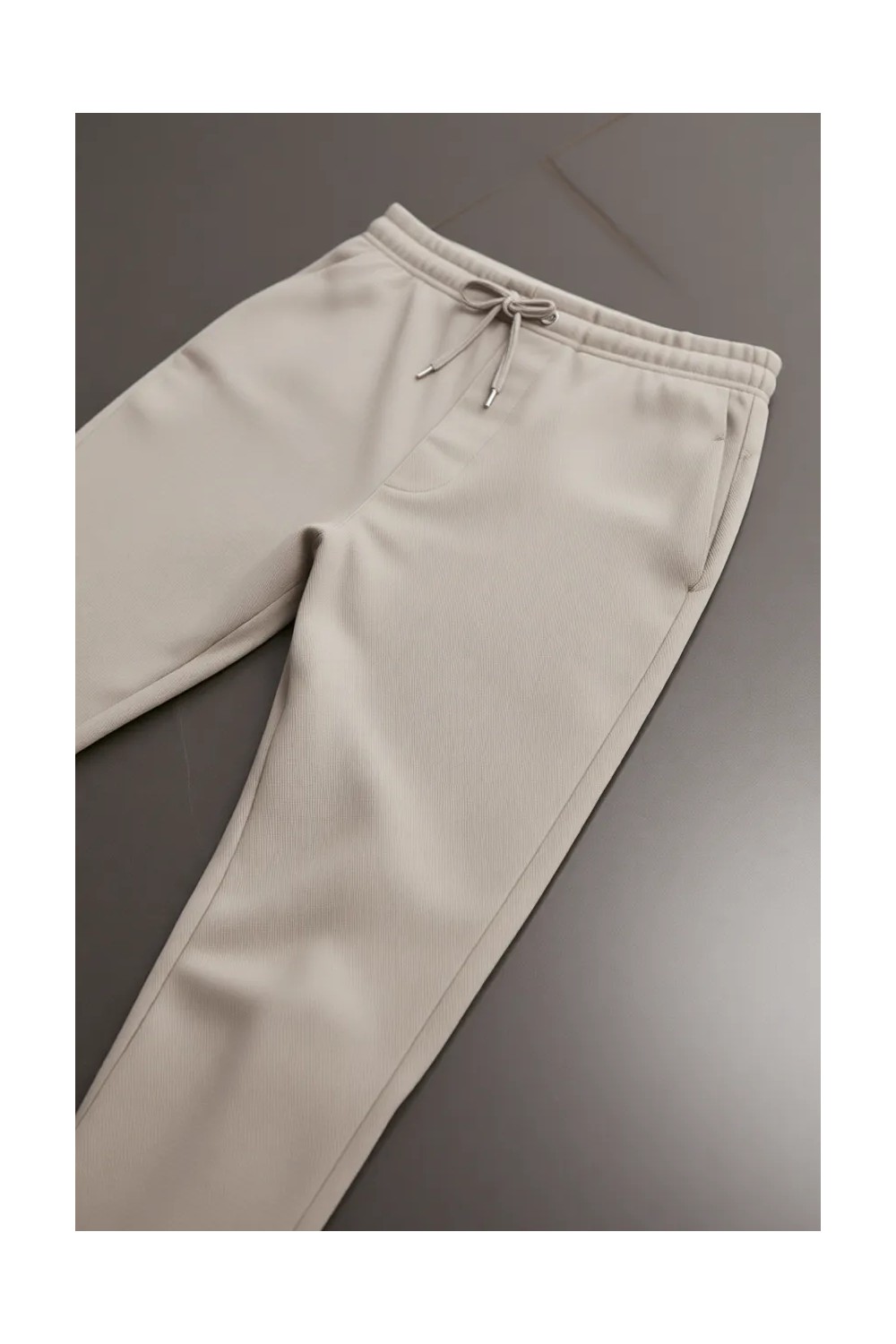 Grimelange JESHUA Erkek Örme Kumaş Regular Fit Siyah Pantolon görsel 7