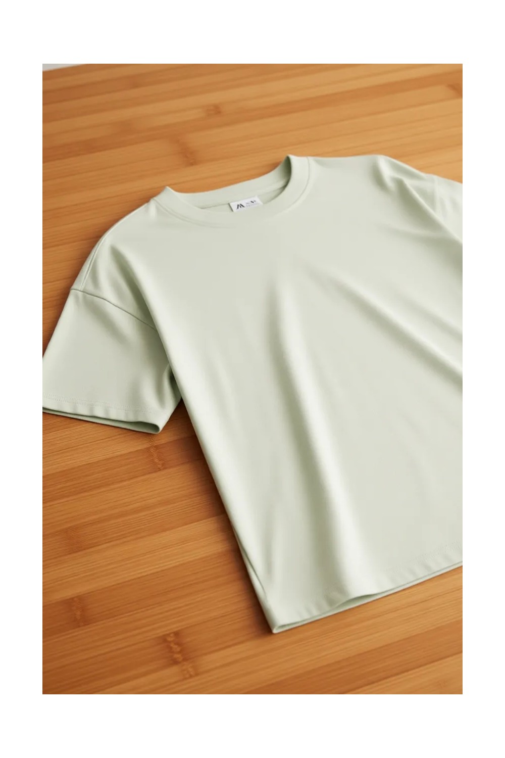 Grimelange Jemmy Kadın %100 Organik Pamuk Relaxed Fit Yırtmaçlı Yuvarlak Yakalı Beyaz T-shirt görsel 8