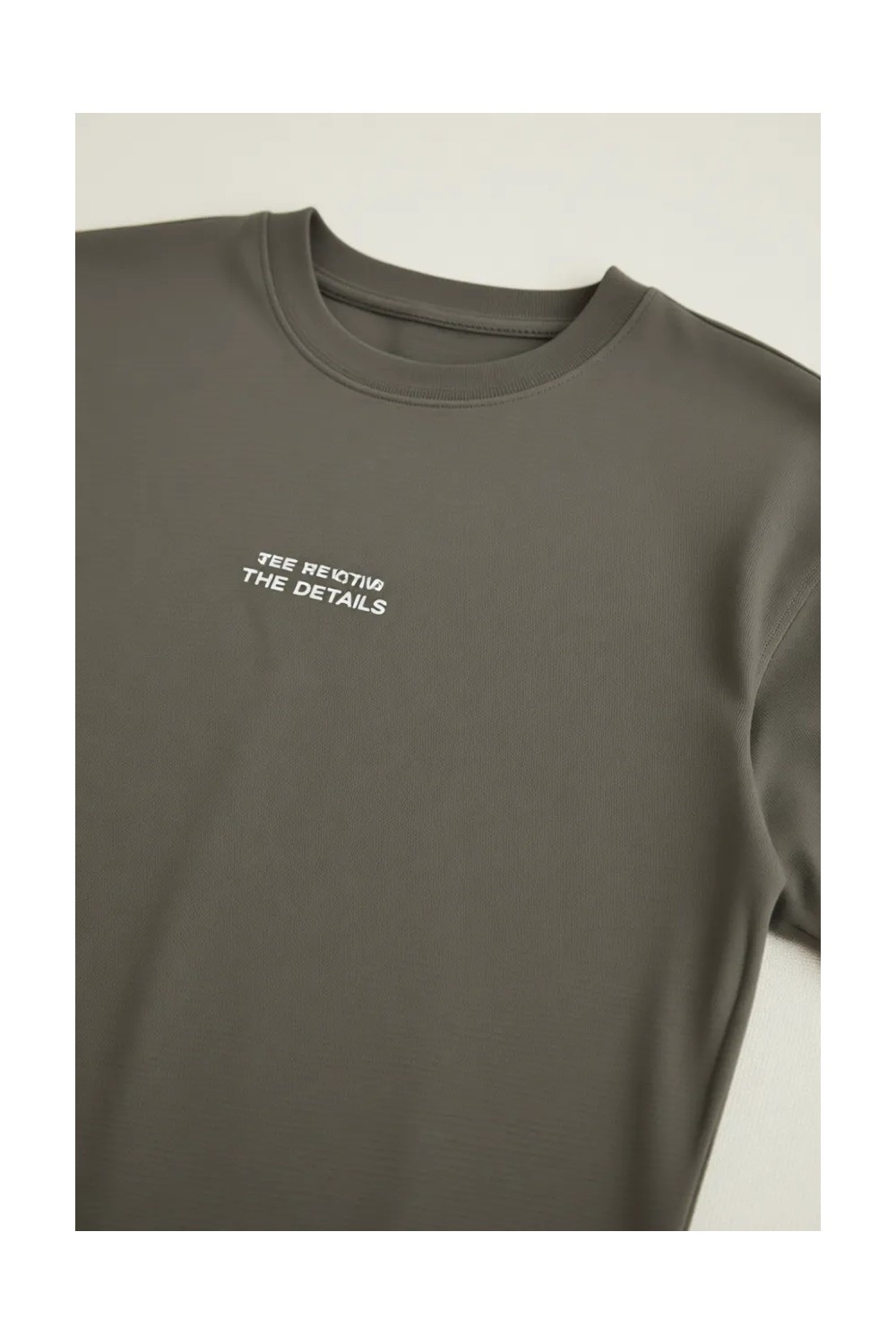 Grimelange Vıto Erkek %100 Organik Pamuklu Nakış Yazı Detaylı Oversize Bol Kesim Kısa Kollu Siyah T-Shirt görsel 8