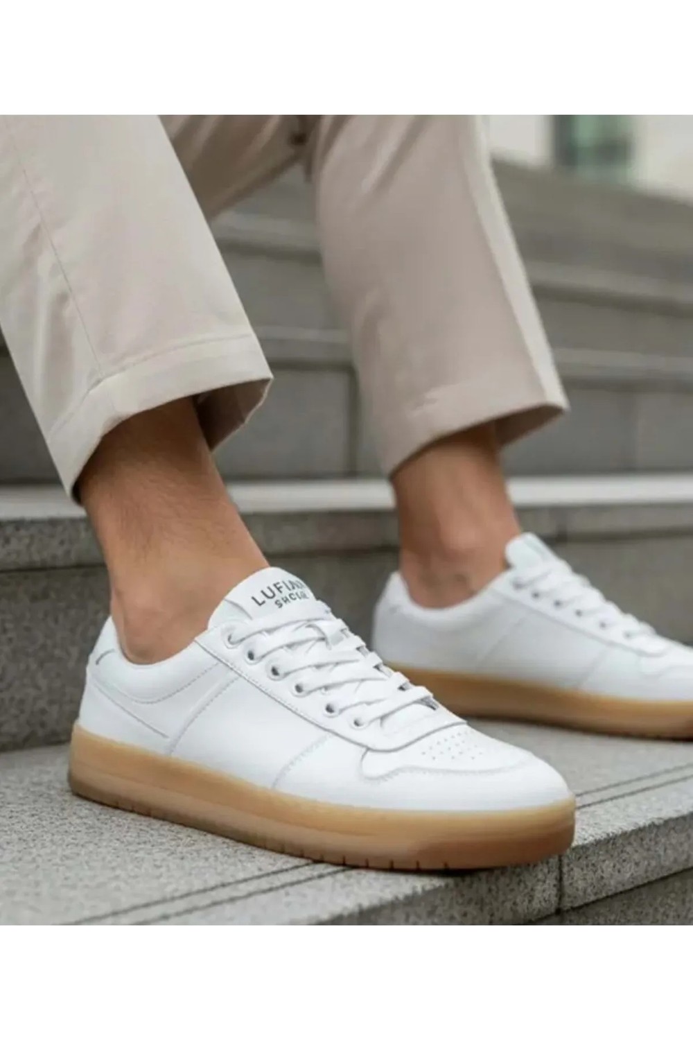 Lufian Omar Erkek Sneaker Ayakkabı Siyah görsel 7
