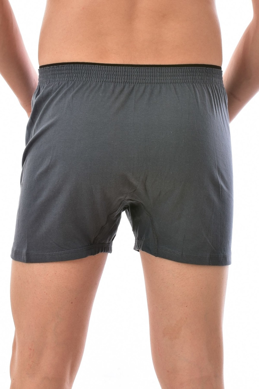 Tutku 6 Adet Tutku Pamuklu Düğmeli Erkek Boxer Füme 0117 görsel 3