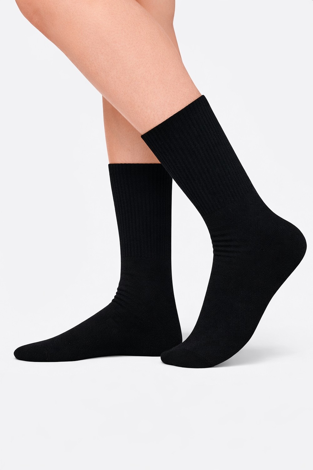 Carnaval Socks 6’lı Siyah Basic Pamuk Unisex Çorap Seti görsel 2