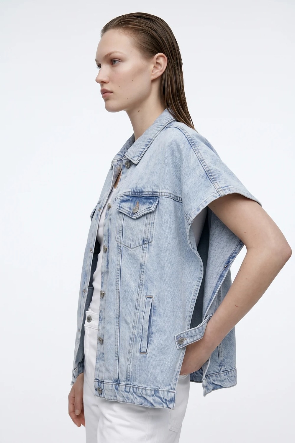 Hakke Modern Kesim Denim Panço görsel 2