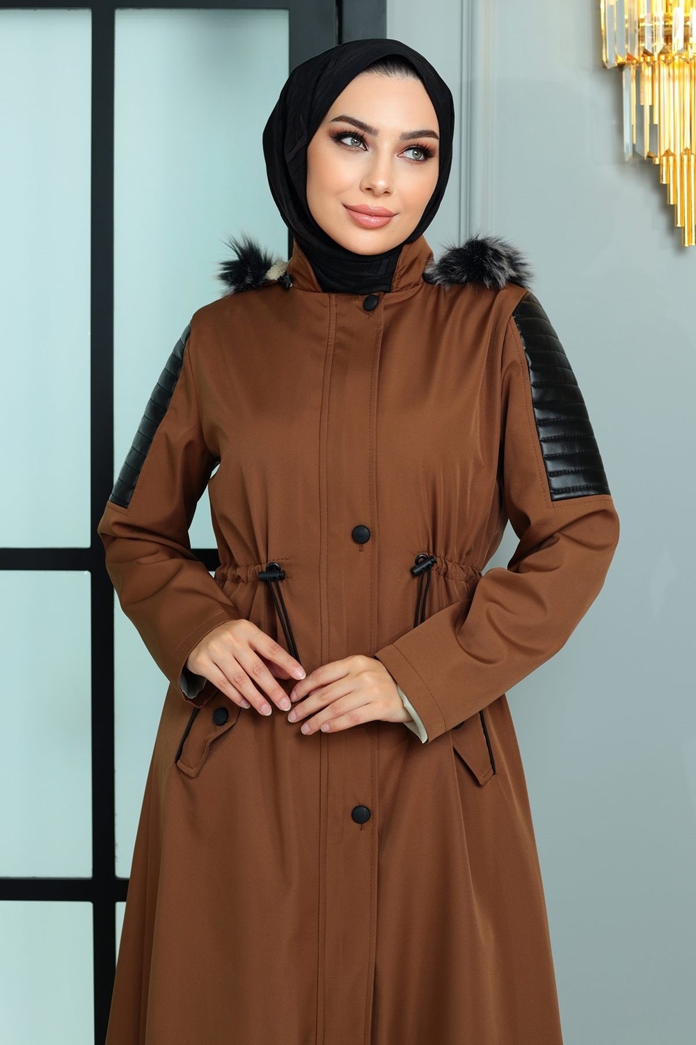 Missvalle Garni Detaylı Mont Taba 10386 görsel 2