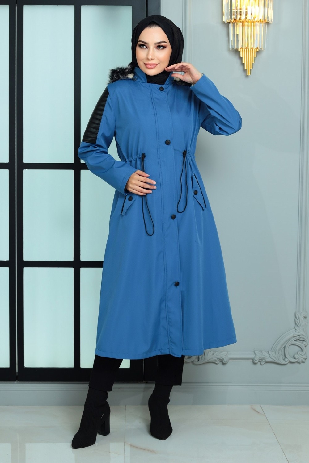 Missvalle Garni Detaylı Mont Taba 10386 görsel 6