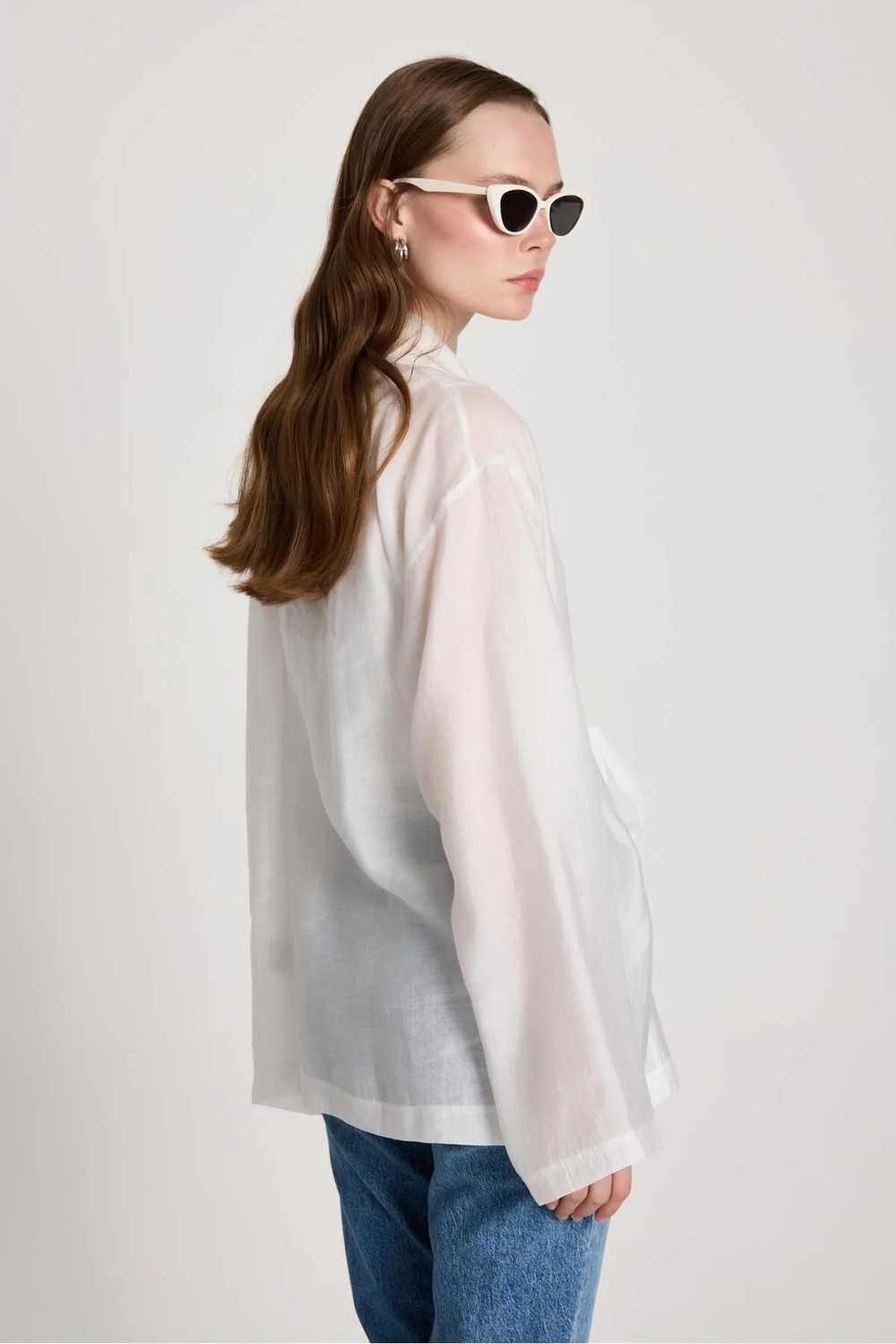 Minaaise Lara Kimono Ekru 29192 görsel 5