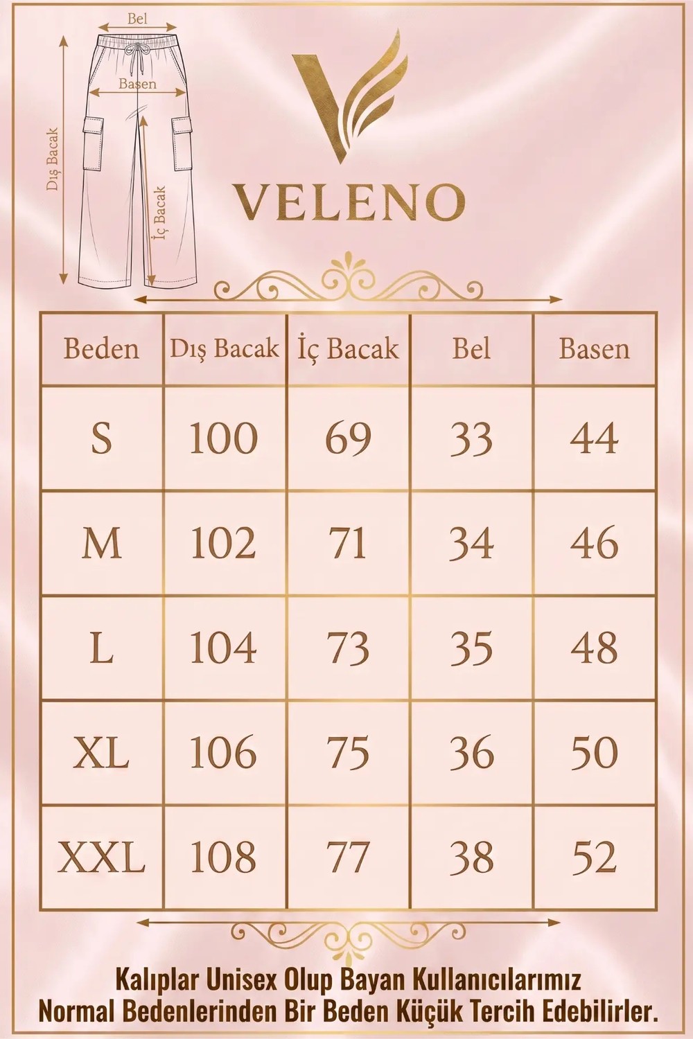 Veleno Kadın Lacivert Oversize Paraşüt Kumaş Kargo Cepli, Ayarlanabilir Paça Klipsli, Baggy Pantolon görsel 7