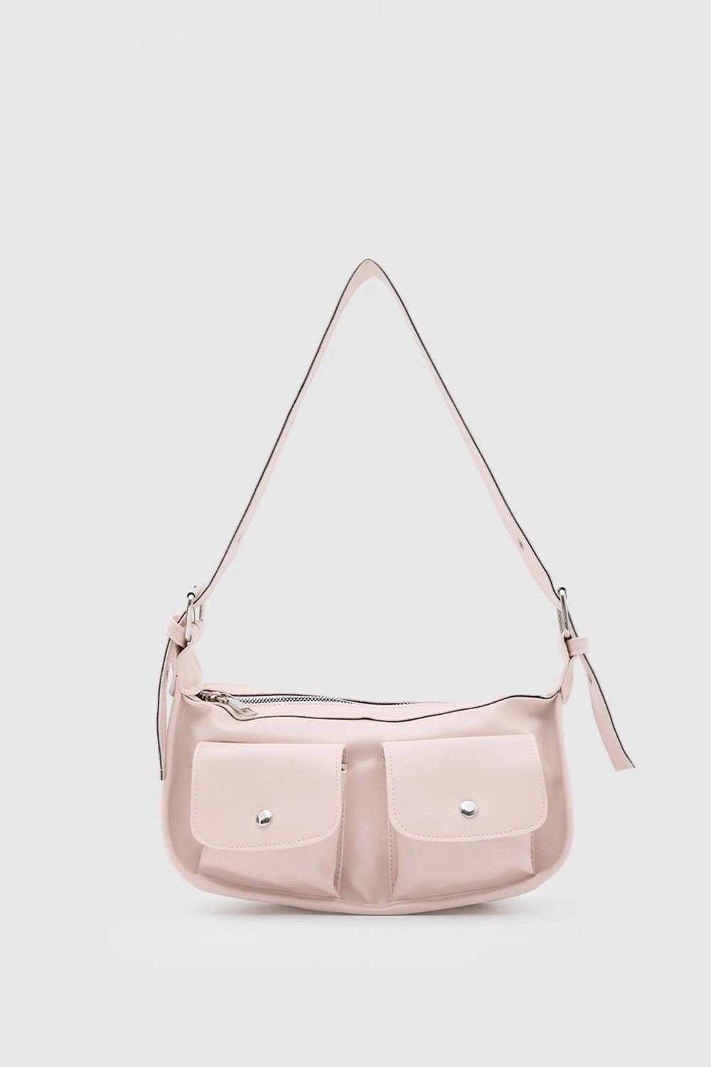 Shule Bags Diana Vintage Baget Çanta Kahve görsel 5