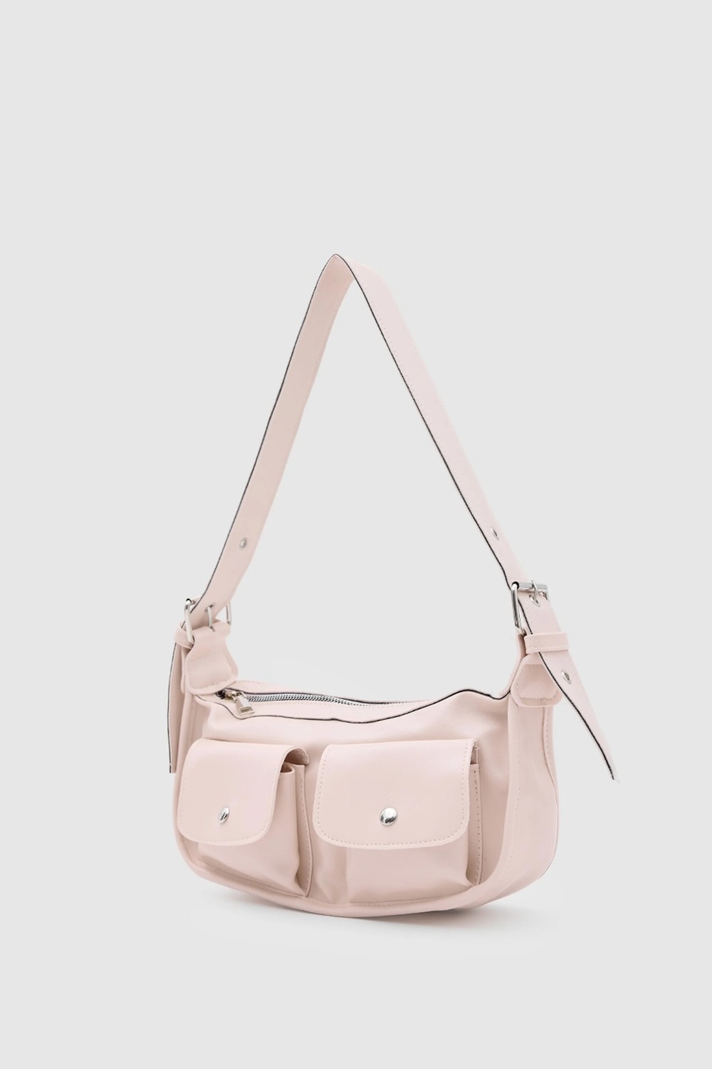 Shule Bags Diana Vintage Baget Çanta Kahve görsel 6