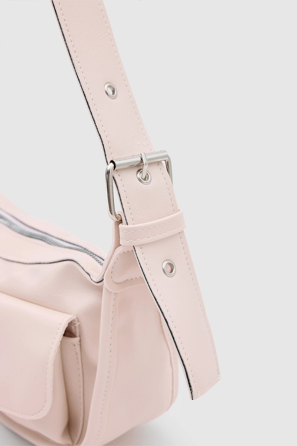 Shule Bags Diana Vintage Baget Çanta Kahve görsel 8