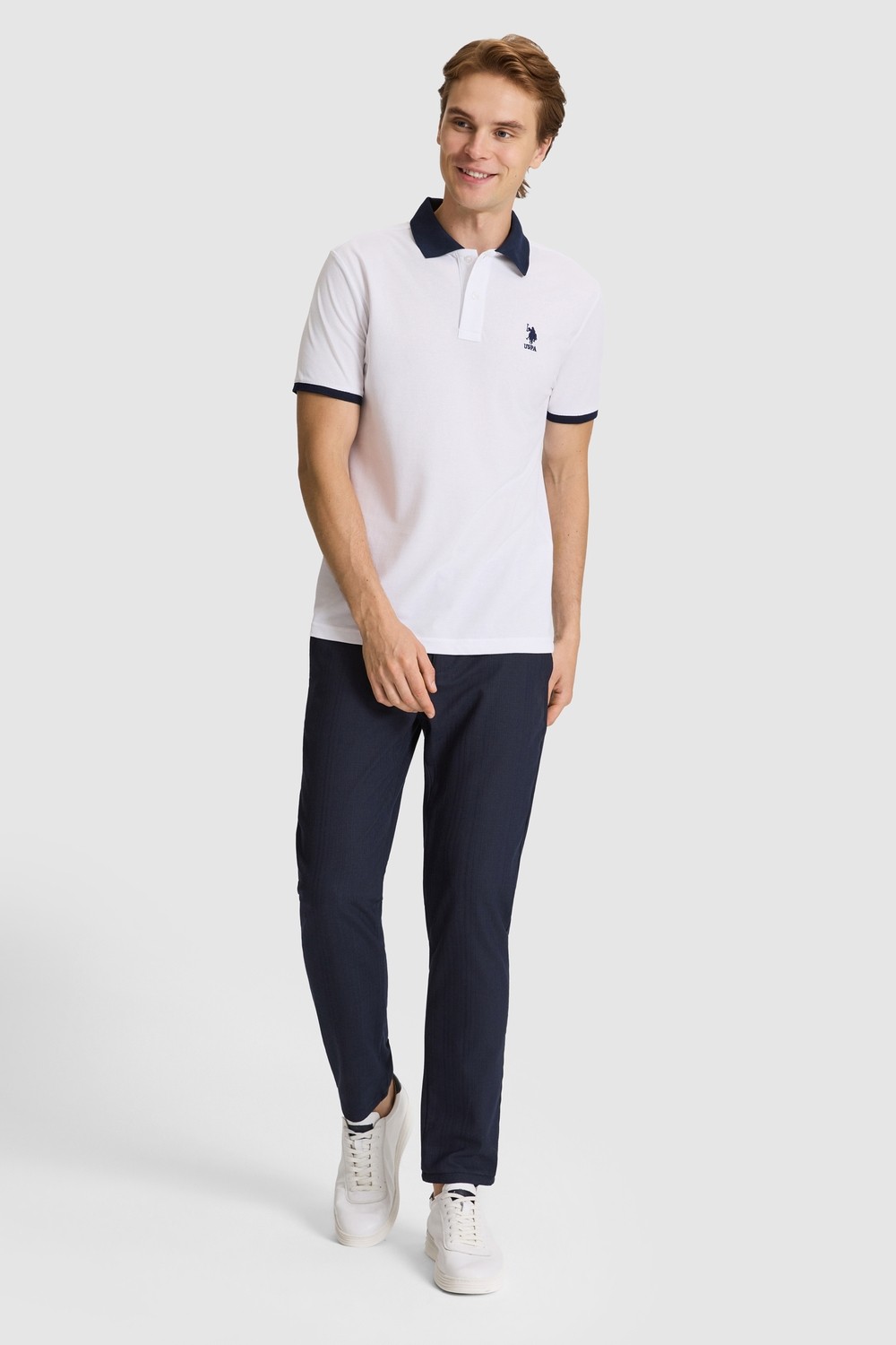 U.S. Polo Assn. Erkek Lacivert Tişört Basic 50326978-VR033 görsel 4