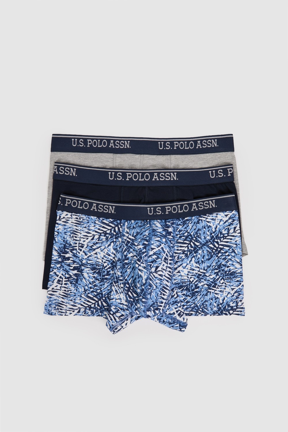 U.S. Polo Assn. Erkek Gri Melanj Iç Giyim Alt 50326489-VR086 görsel 2