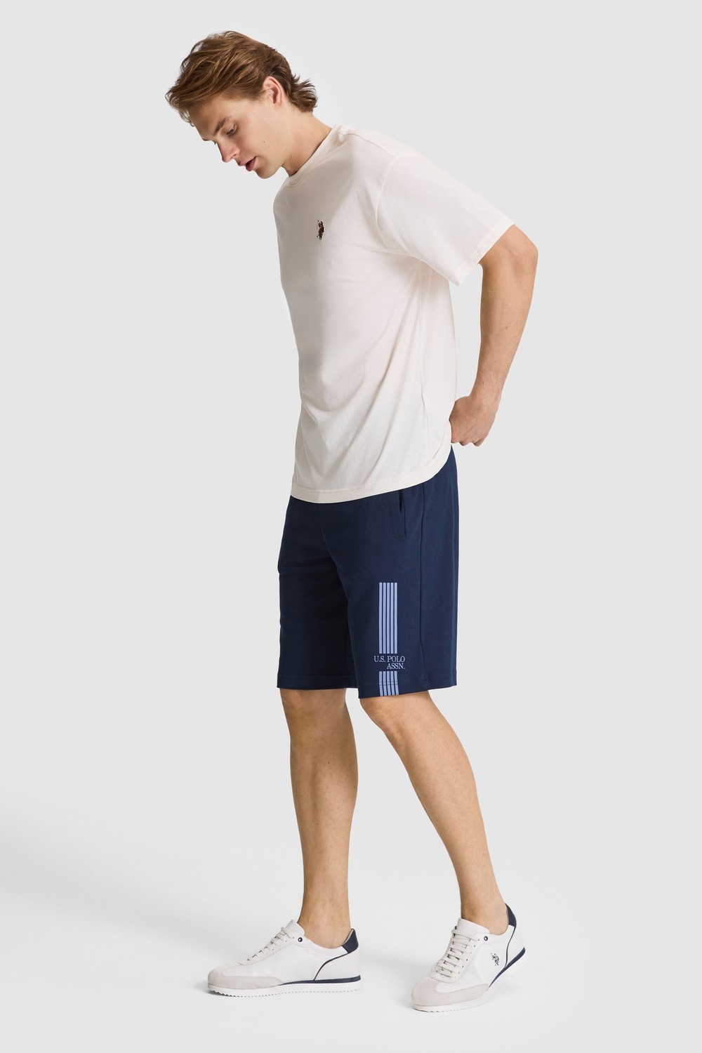 U.S. Polo Assn. Erkek Lacivert Şort (Örme) 50327204-VR033 görsel 3