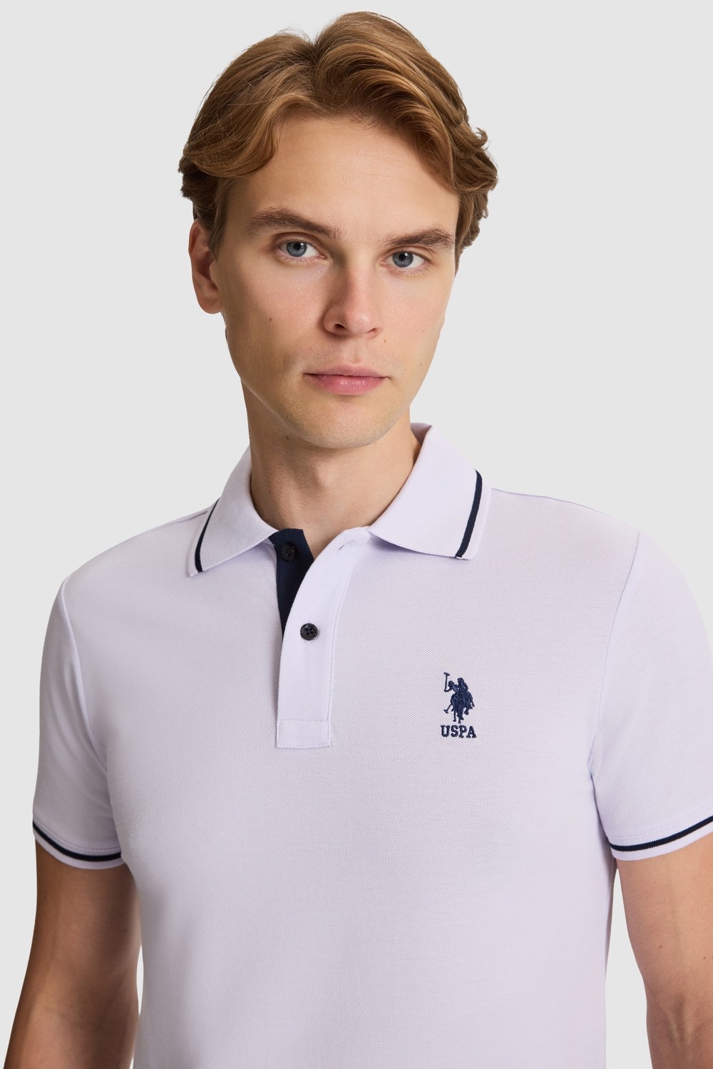 U.S. Polo Assn. Erkek Antrasit Melanj Tişört Basic 50326975-VR081 görsel 2
