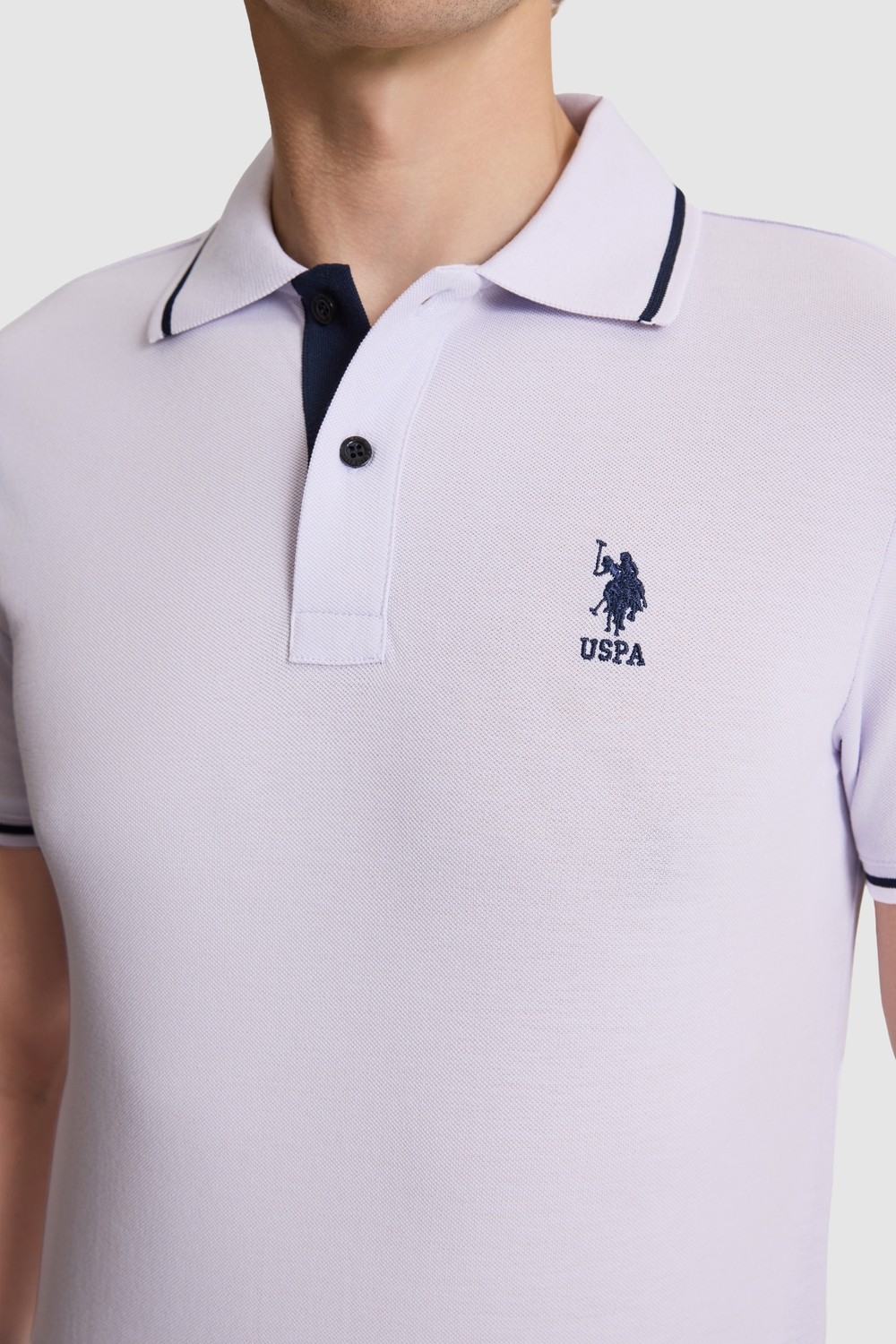 U.S. Polo Assn. Erkek Antrasit Melanj Tişört Basic 50326975-VR081 görsel 6