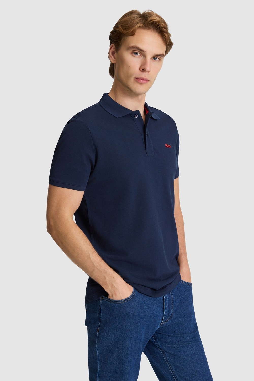U.S. Polo Assn. Erkek Kiremit Tişört Basic 50326963-VR031