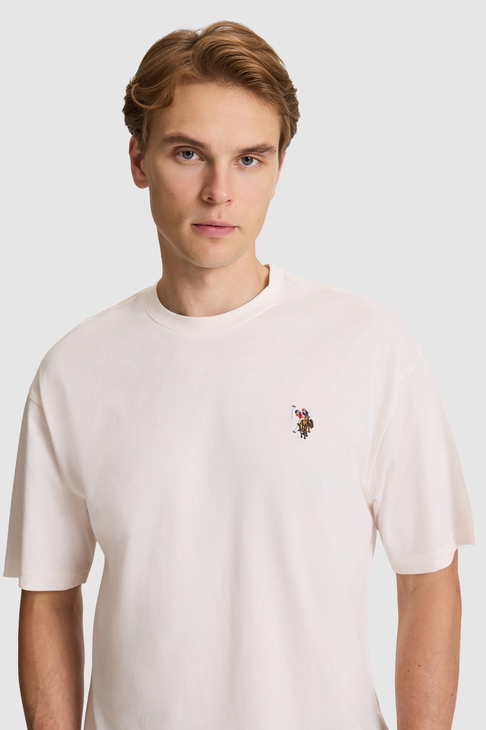 U.S. Polo Assn. Erkek Haki Tişört Basic 50326993-VR027 görsel 2