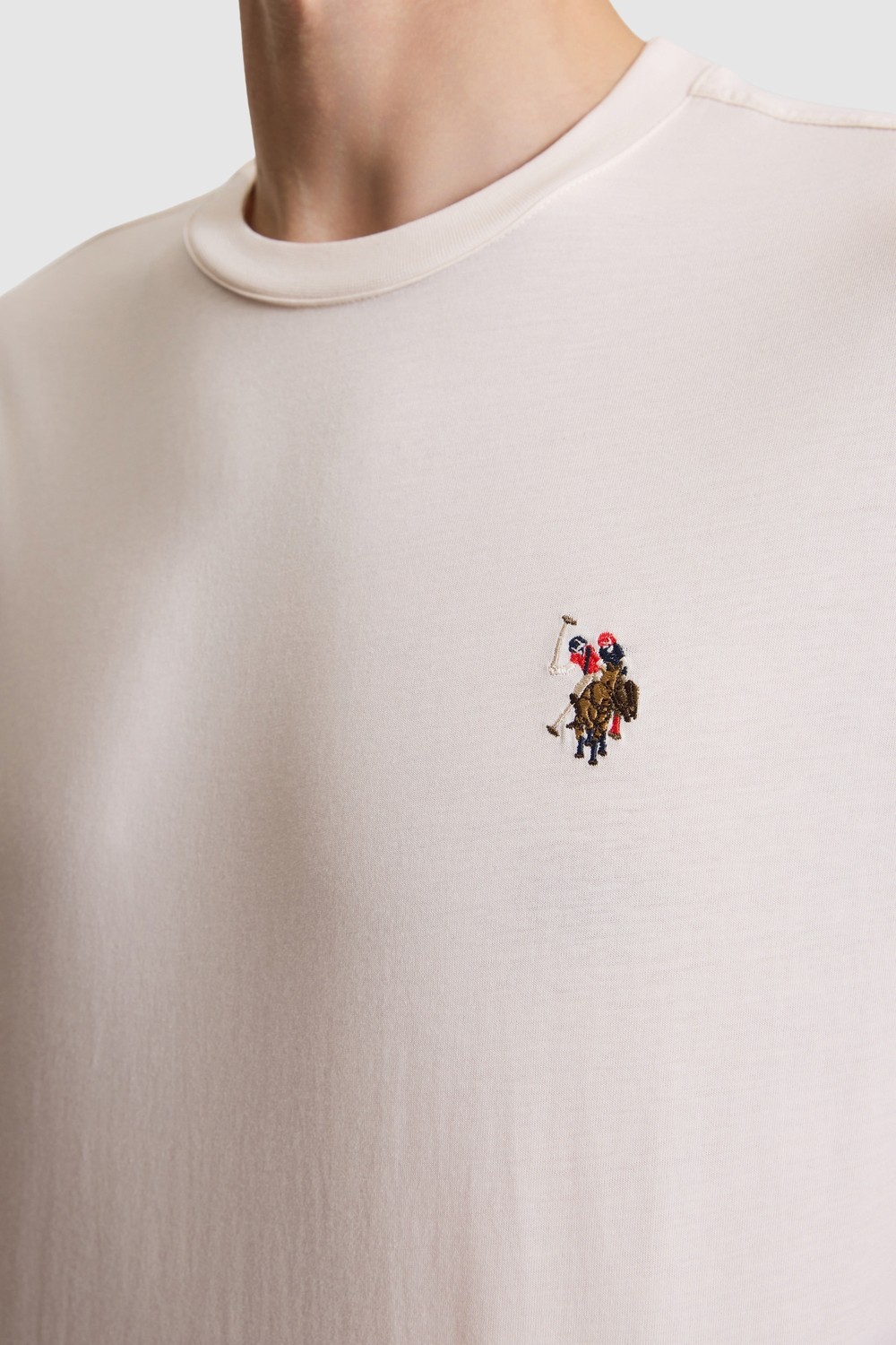 U.S. Polo Assn. Erkek Haki Tişört Basic 50326993-VR027 görsel 6