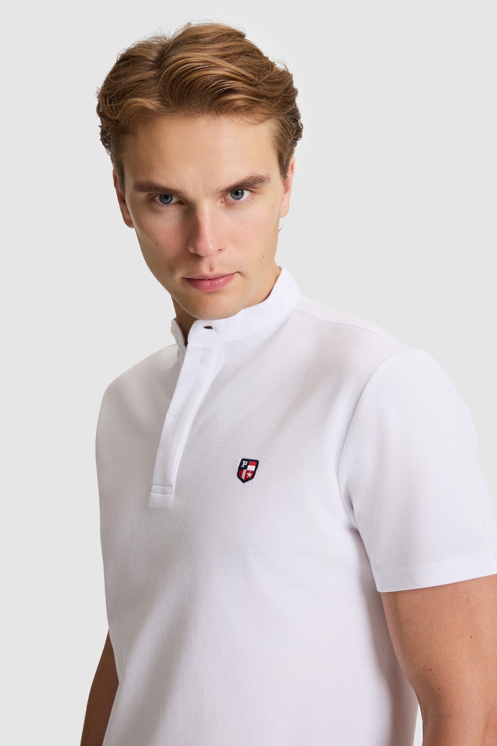 U.S. Polo Assn. Erkek Gri Melanj Tişört Basic 50326980-VR086 görsel 7