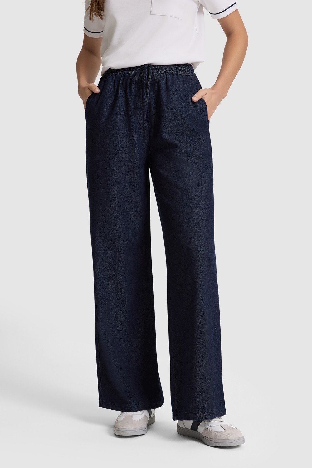 U.S. Polo Assn. Kadın Mavi Pantolon (Jean) 50325216-DN0013 görsel 2