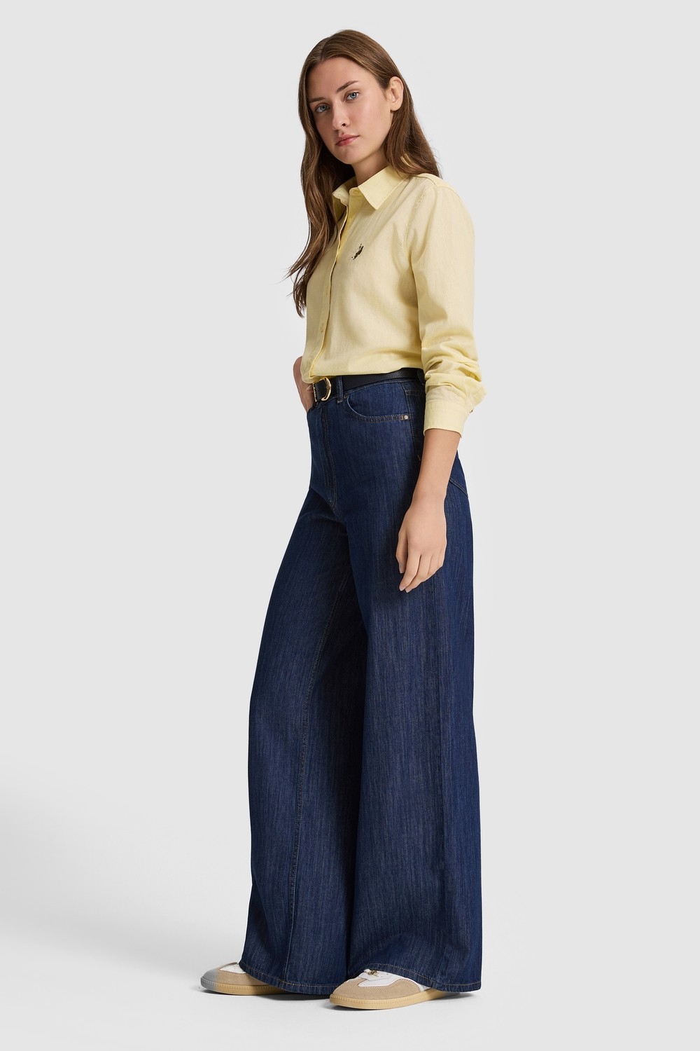 U.S. Polo Assn. Kadın Mavi Pantolon (Jean) 50325199-DN0013 görsel 3