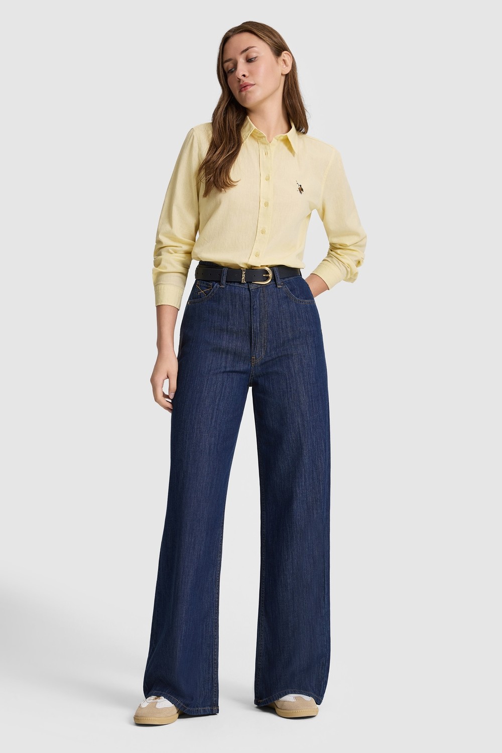 U.S. Polo Assn. Kadın Mavi Pantolon (Jean) 50325199-DN0013 görsel 4