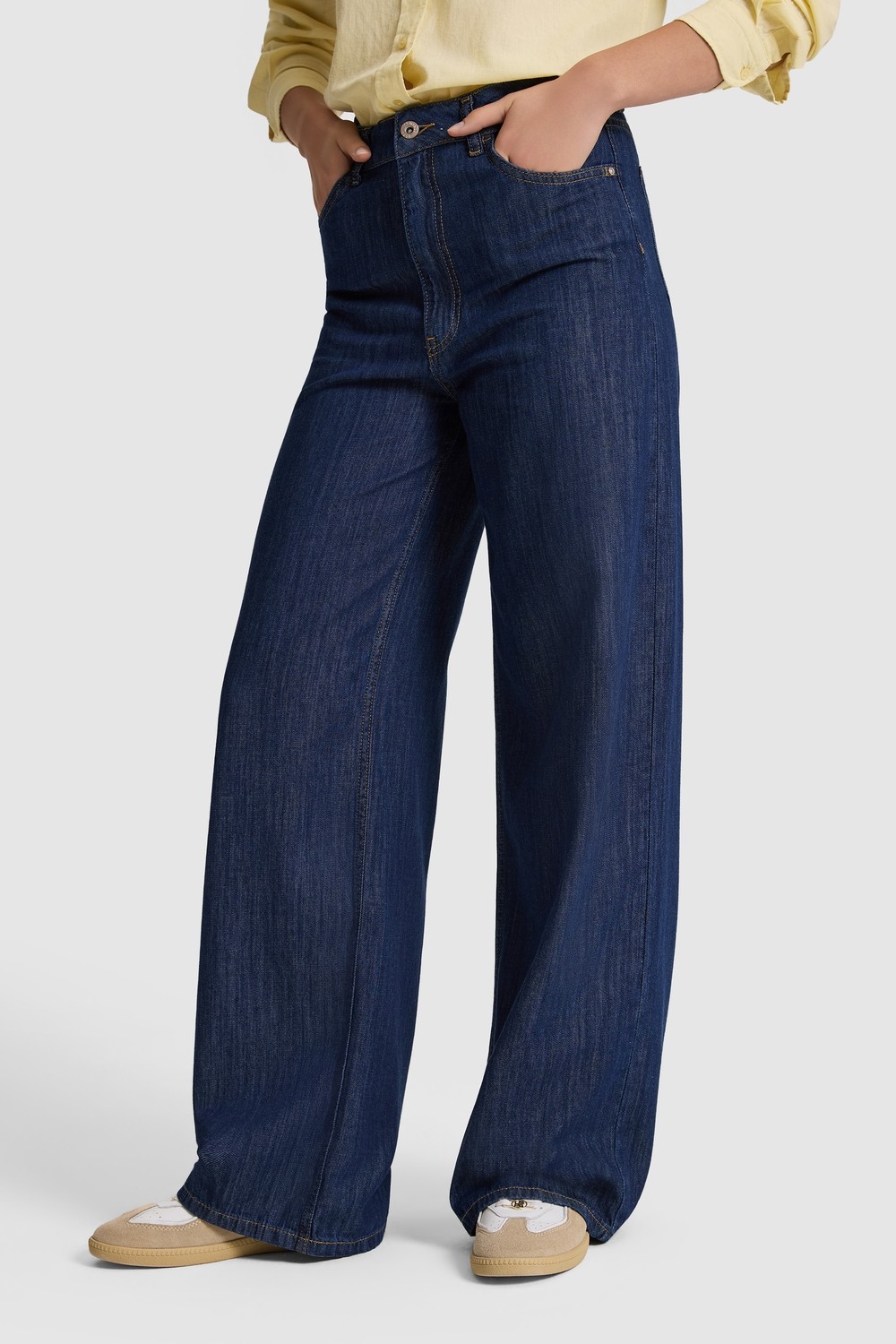 U.S. Polo Assn. Kadın Mavi Pantolon (Jean) 50325199-DN0013 görsel 5