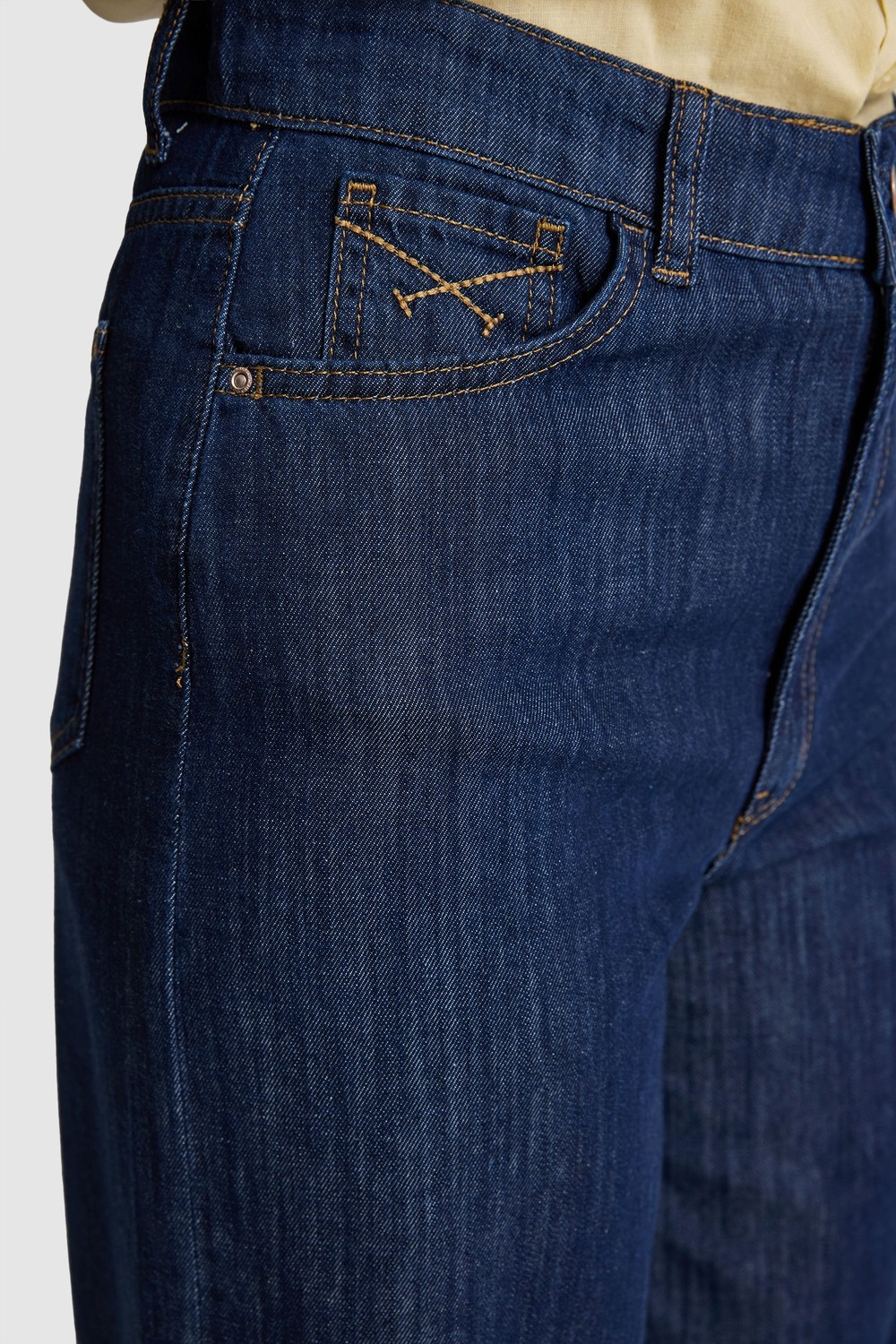 U.S. Polo Assn. Kadın Mavi Pantolon (Jean) 50325199-DN0013 görsel 6