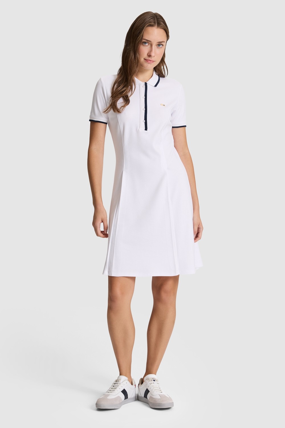 U.S. Polo Assn. Kadın Vişne Elbise (Örme) 50323495-VR223 görsel 7