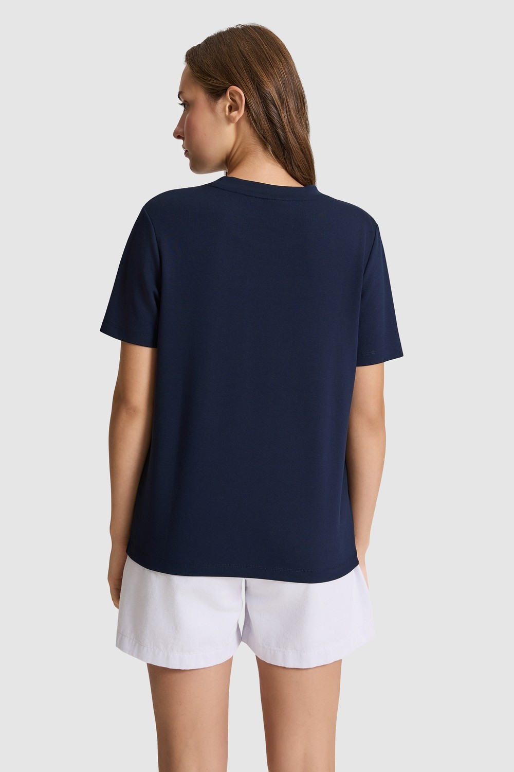 U.S. Polo Assn. Kadın Beyaz Tişört 50323487-VR013 görsel 5