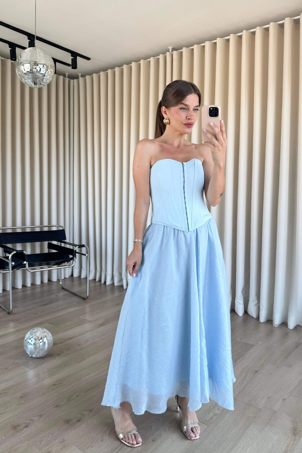 Sue Store Pembe Korse Bağlamalı Büstiyer görsel 8