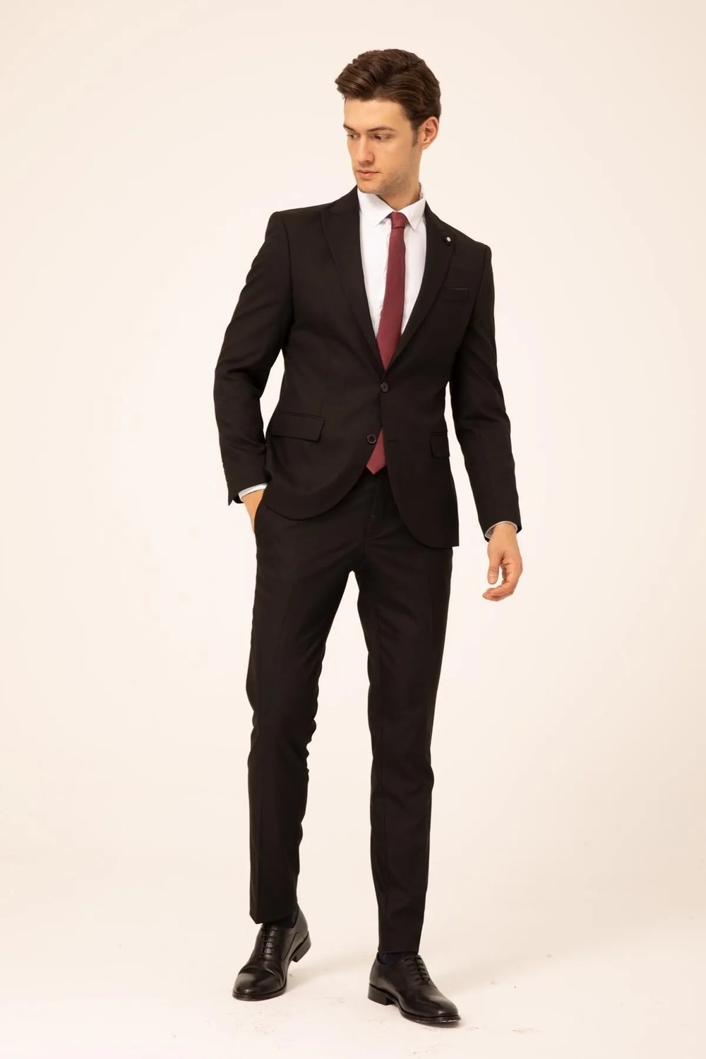 Süvari Yelekli Slim Fit Takım Elbise görsel 6