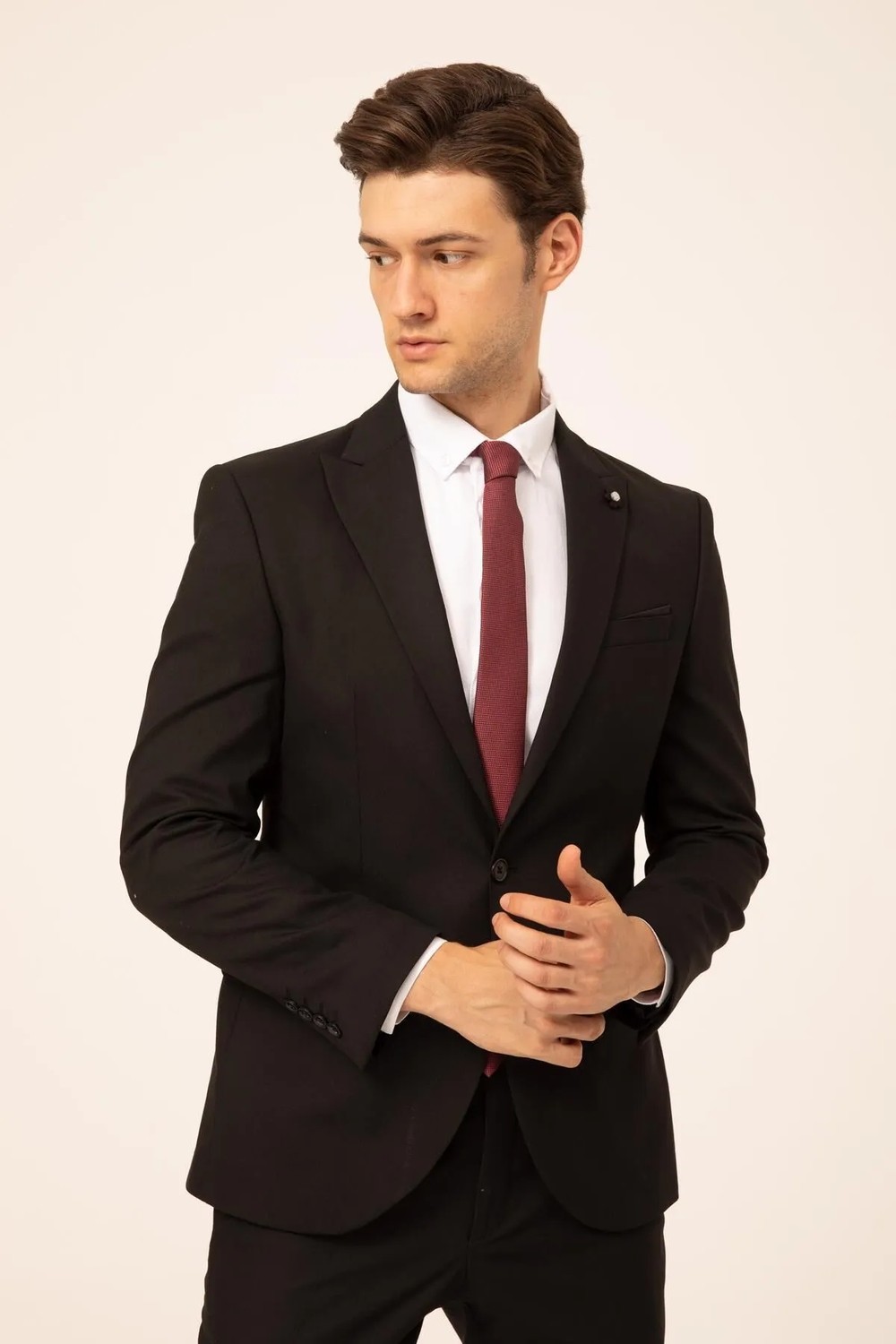 Süvari Yelekli Slim Fit Takım Elbise görsel 7