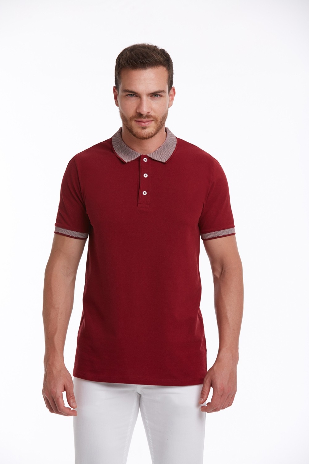 Hatemoğlu Erkek Lacivert %100 Pamuk Regular Fit Polo Yaka Tişört