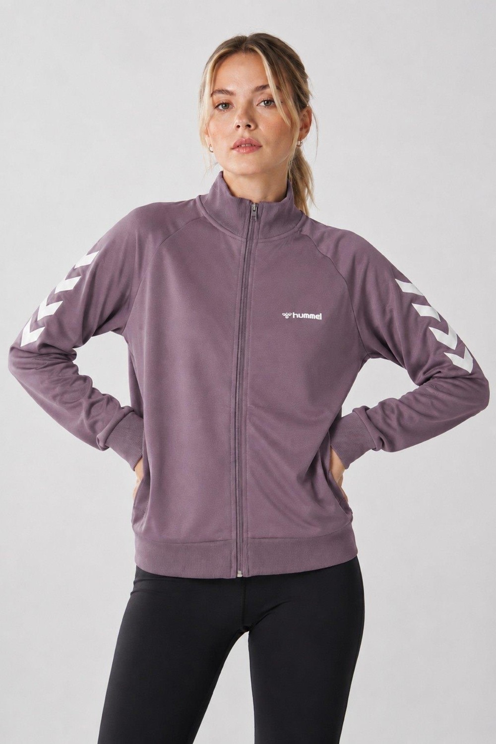 Hummel Genesa Zip Jacket 921773-9715 Kadın Lila Ceket