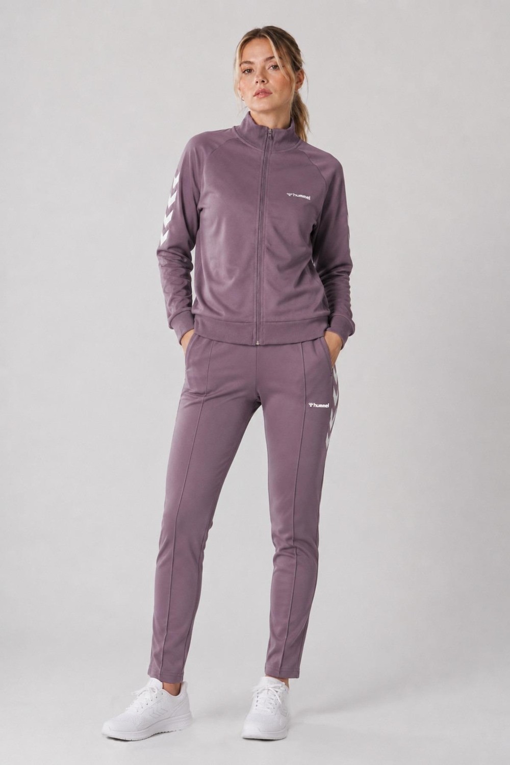 Hummel Genesa Zip Jacket 921773-9715 Kadın Lila Ceket görsel 2