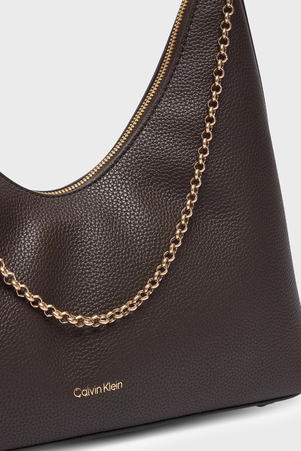 Calvin Klein Zincir Detaylı Ayarlanabilir Askılı Çanta LV04F3495GBAL Bayan Çanta LV04F3495G Bal görsel 4