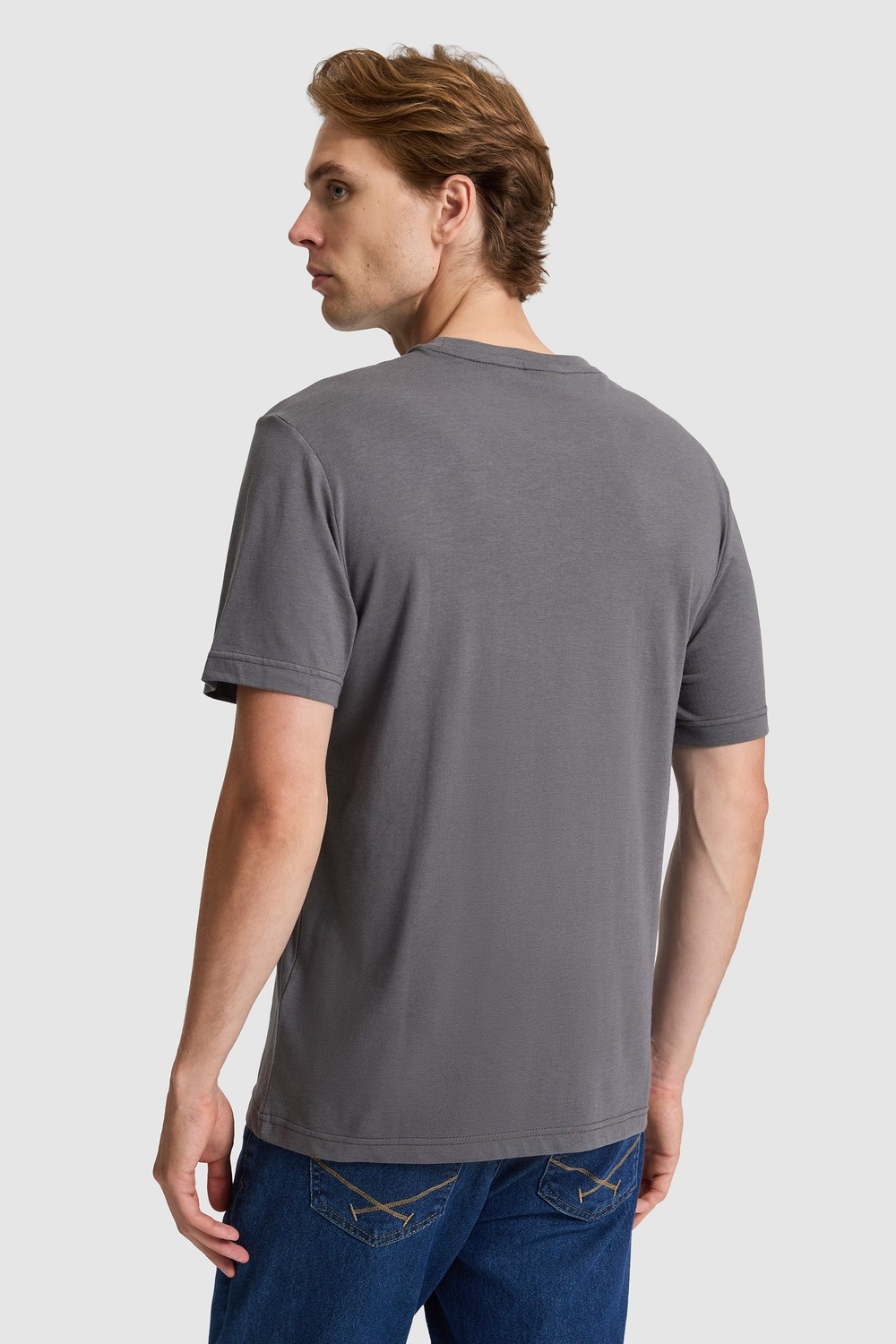 U.S. Polo Assn. Erkek Antrasit Tişört 50327159-VR006 görsel 5